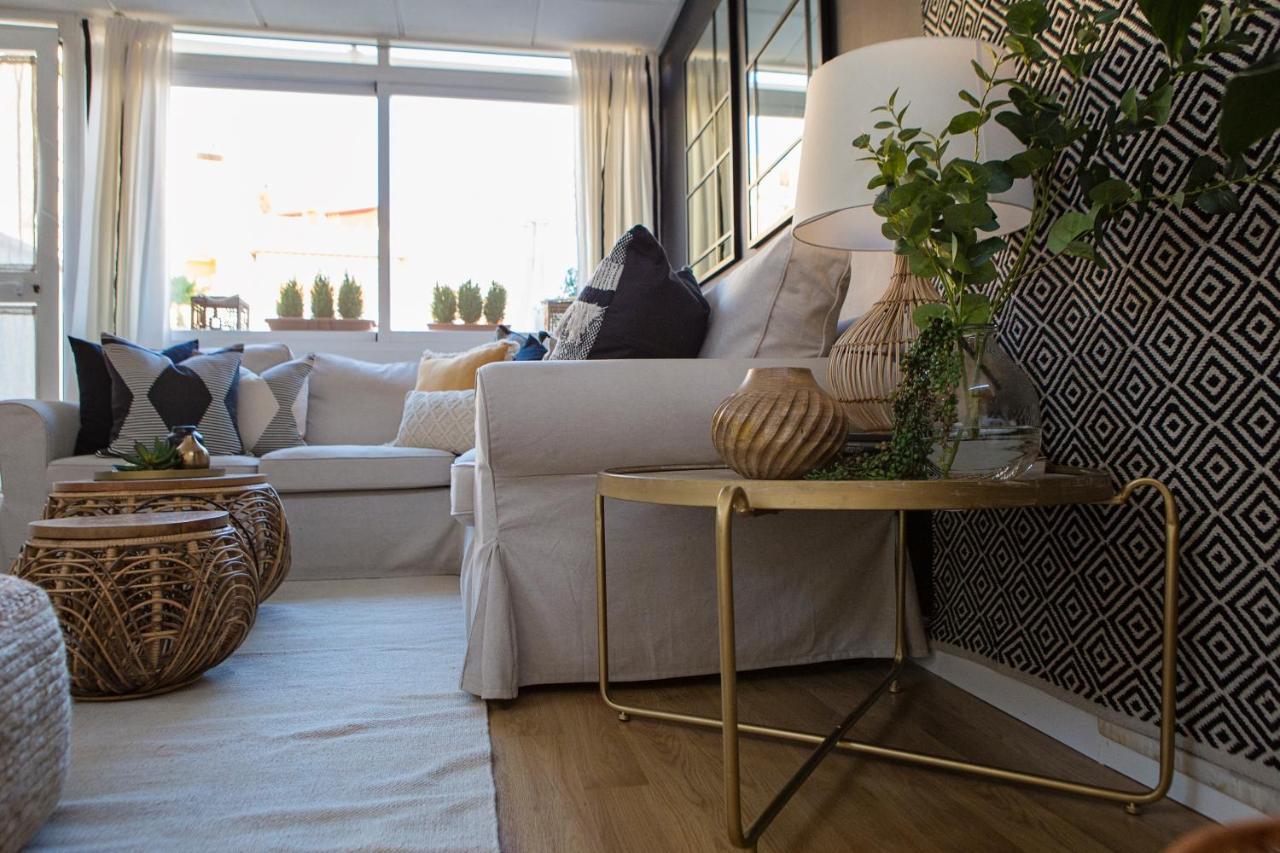 Sol Y Malaga - Designer Duplex Con Terraza Y Parkingアパートメント エクステリア 写真